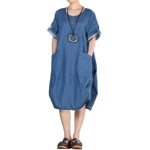 Mordenmiss Denim Sundress